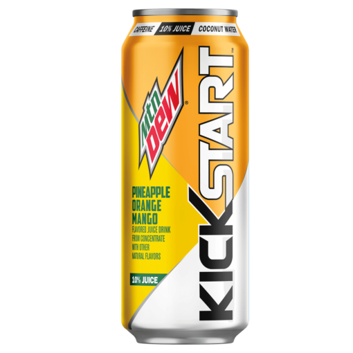 Mountain Dew Kickstart Pineapple Orange Mango