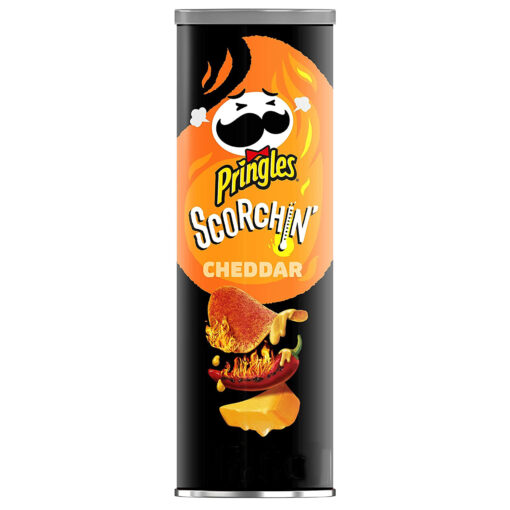 Pringles Scorchin' Cheddar