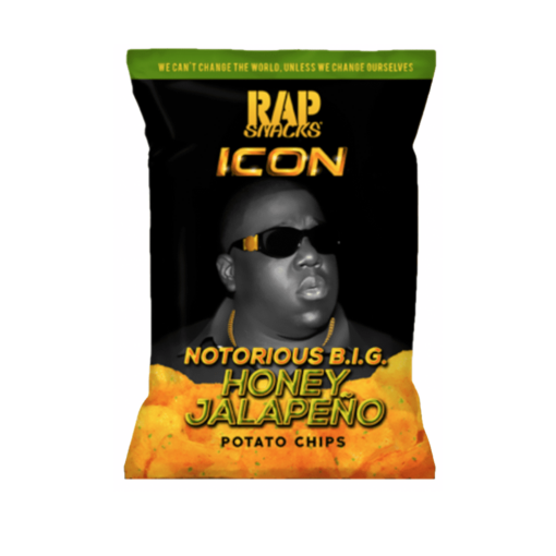 Rap Snacks Icon Notorious B.I.G. Chips Honey Jalapeno