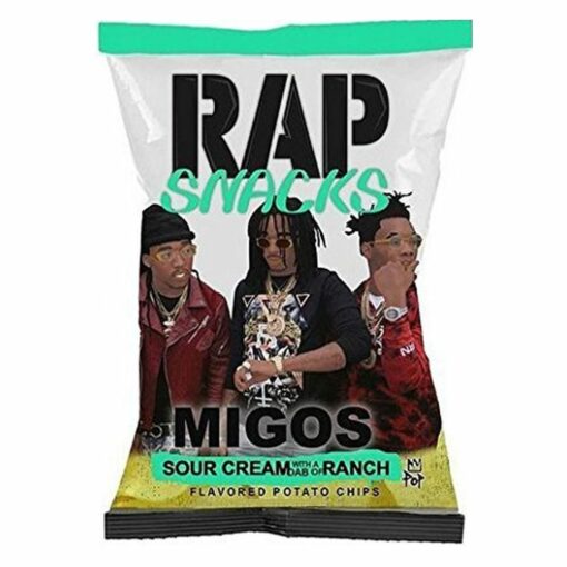 Rap Snacks Icon Migos Chips Sour Cream & Ranch