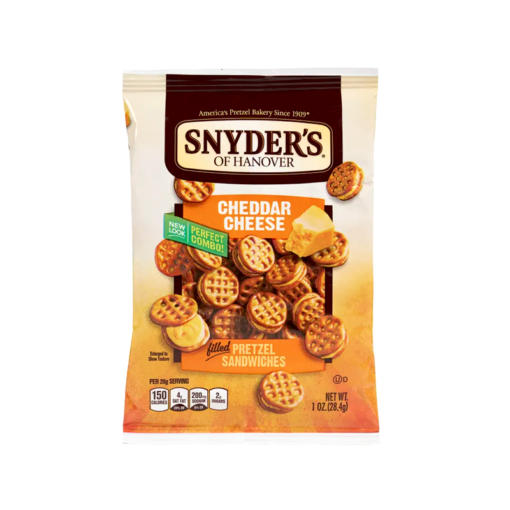 Snyder's Pretzel Cheddar Cheese Sandwiches