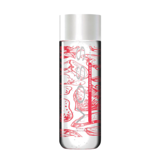 Voss Strawberry Ginger Sparkling Water PET Bottle