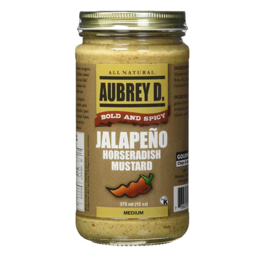 Aubrey D. Bold And Spicy Jalapeno Horseradish Mustard