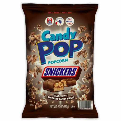 Candy Pop PopCorn Snickers