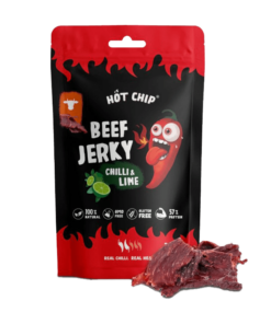Hot Chip Beef Jerky Chilli & Lime