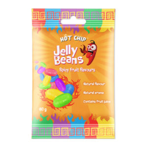 Hot Chip Jelly Beans - Caramelle piccanti alla frutta (60 g)