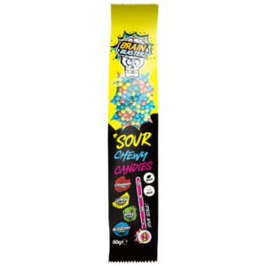 Brain Blasterz Super Sour Chewy Candies - Caramelle alla frutta super aspre