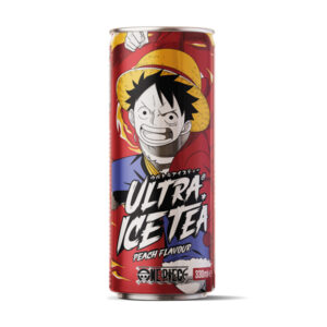 Ultra Ice Tea One Piece Luffy - Tè alla pesca in lattina (330 ml)