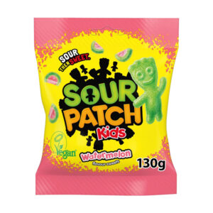 Sour Patch Kids Watermelon (130 g) - Caramelle aspre all’anguria