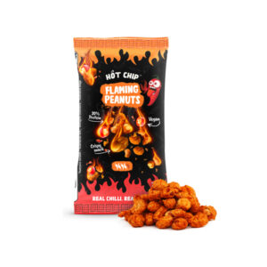 Hot Chip Flaming Peanuts - Arachidi ricoperte e piccanti (70 g)