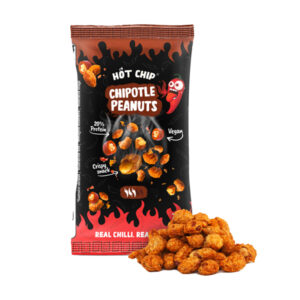 Hot Chip Chipotle Peanuts - Arachidi ricoperte e piccanti (70 g)