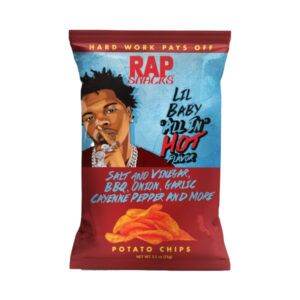 Rap Snacks Lil Baby All In Hot - BBQ, sale, aceto e peperoncino (71g)