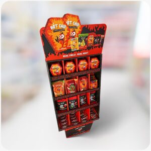 Hot Chip - Espositore Da Terra + Prodotti