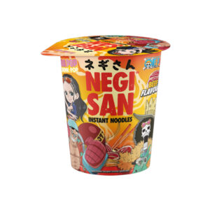 One Piece Noodles - Robin, Franky e Brook - Gusto manzo speziato (65g)