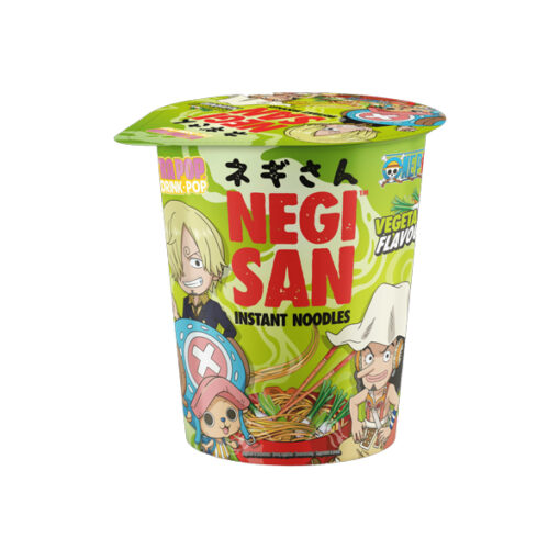 One Piece Noodles - Sanji, Usopp e Chopper - Gusto verdure piccanti (65g)
