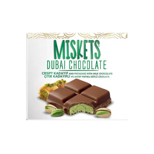 Miskets Dubai Chocolate - Pistacchio e kadayif (100g)