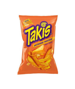 Takis Intense Nacho Cheese Non-Spicy - Tortillas di mais al formaggio (100g)