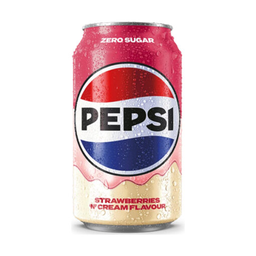 Pepsi Strawberries & Cream Flavour - Fragola e panna (330 ml)