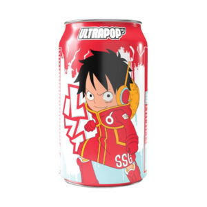 UltraPop One Piece Luffy - Soda gusto limonata alla fragola (330ml)