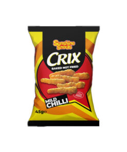 Crix Mild Chili - Snack di mais leggermente piccanti (45g)