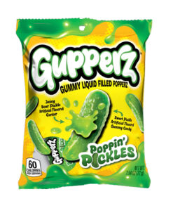 Gupperz Poppin' Pickles - Caramelle gommose al cetriolino sottaceto (72g)