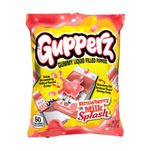 Gupperz Strawberry Milk Splash - Caramelle gommose Latte e fragola (72g)