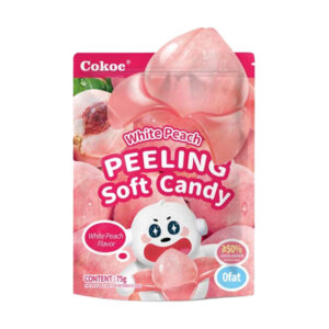 Cokoc - Caramelle che si sbucciano - Pesca Bianca (75g)