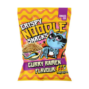 Crispy Noodle Snacks - Noodles fritti al ramen al curry (60g)