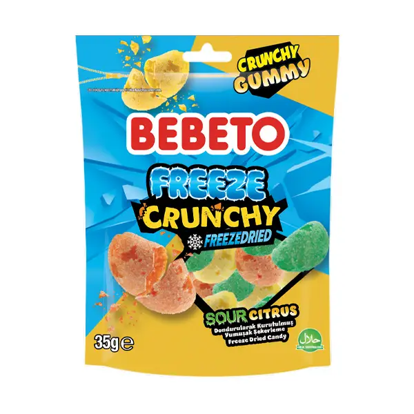 Bebeto Caramelle liofilizzate aspre agli Agrumi (35g)