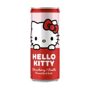 Hello Kitty Soda Drink - Fragola e Vaniglia (250ml)