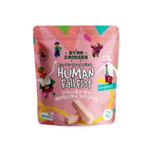 Super Garden Star Candies x Human: Fall Flat - Gelato alla fragola (16g)